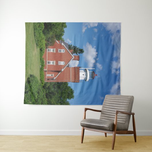 Tapestry van Big Bay Lighthouse Wandkleed (In Situ (horizontaal))