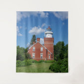 Tapestry van Big Bay Lighthouse Wandkleed (Voorkant)