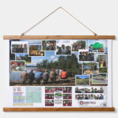 Tapestry van Canoe Trails 2017 Canadese reis Hangend Wandkleed (Voorkant)