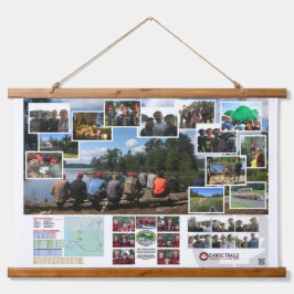 Tapestry van Canoe Trails 2017 Canadese reis Hangend Wandkleed