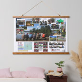 Tapestry van Canoe Trails 2017 Canadese reis Hangend Wandkleed (Slaapkamer)