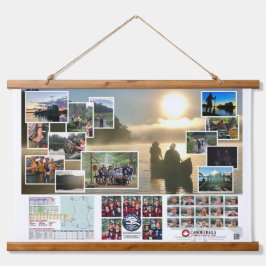 Tapestry van Canoe Trails 2018 Canadese reis Hangend Wandkleed