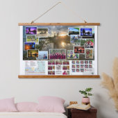 Tapestry van Canoe Trails 2022 Canadese reis Hangend Wandkleed (Slaapkamer)