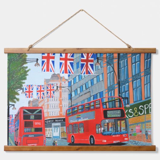 Tapestry van Queen's Jubilee London Hangend Wandkleed (Voorkant)
