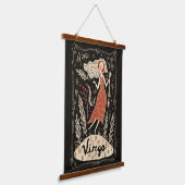 Tapestry Virgo Celestial Zodiac Art Hangend Wandkleed (Gebogen)