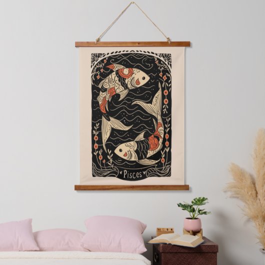 Tapestry Vissen Hemelse Zodiac Art Hangend Wandkleed (Slaapkamer)