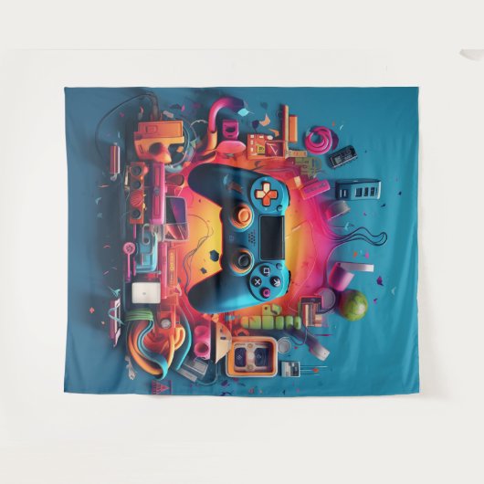 Tapestry voor games wandkleed (Voorkant (horizontaal))