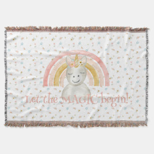 Tapestry Wall Magic Begin Eenhoorn Regenboog Kweke Deken