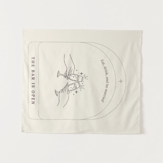 Tapestry Weddenschap Wandkleed (Voorkant (horizontaal))