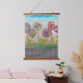 Tapestry - Whimsical Flowers Hangend Wandkleed (Slaapkamer)