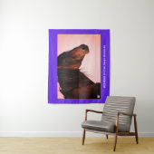 TAPESTRY WILD HORSE OF UTAH, ONAQUI MOUNTAINS WANDKLEED (In situ)