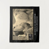 Tapestry WILD HORSES OF UTAH, ONAQUI MOUNTAINS BLM Wandkleed (Voorkant)