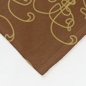 Tapete - barokstijl illustratie fleece deken (Hoek)