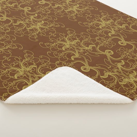 Tapete -  barokstijl illustratie sherpa deken (3/4)