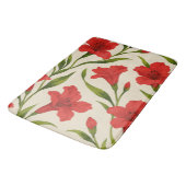 Tapete de Banheiro florais vermelha  Badmat (Gekanteld)