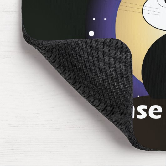 Tapete de Rato/Mousepad of Cat - License to Meow Muismat (Hoek)