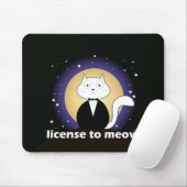 Tapete de Rato/Mousepad of Cat - License to Meow Muismat (Met muis)