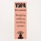 Tapete de yoga con frase motivacional yogamat (Voorkant)