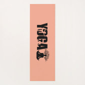 Tapete de yoga con frase motivacional yogamat (Achterkant)