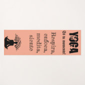 Tapete de yoga con frase motivacional yogamat (Voorkant (horizontaal))