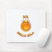 Tapete para Ratón con Logo Sol Brillo Sola | Mouse Muismat (Met muis)