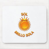 Tapete para Ratón con Logo Sol Brillo Sola | Mouse Muismat (Voorkant)