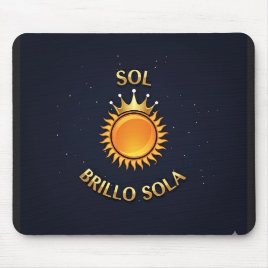 Tapete para Ratón con Logo Sol Brillo Sola | Mouse Muismat (Voorkant)