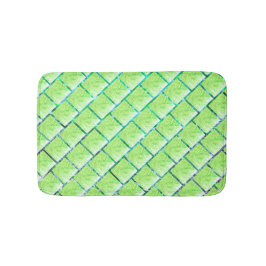 Tapete verde, efeito tijolo ou "placas cerâmica" badmat