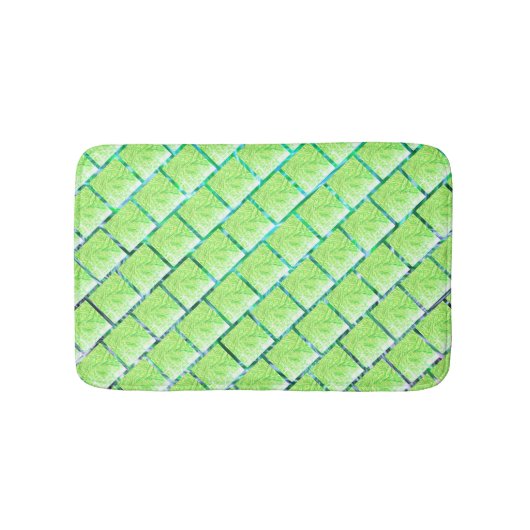 Tapete verde, efeito tijolo ou "placas cerâmica" badmat (Voorkant)