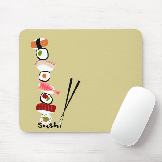 tapetesushiamontonado muismat (Met muis)