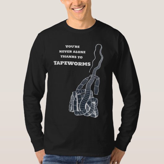 Tapeworm en jij t-shirt (Voorkant)
