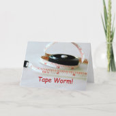 Tapeworm tijdens het eten tijdens het verblijf op  kaart (Voorkant)