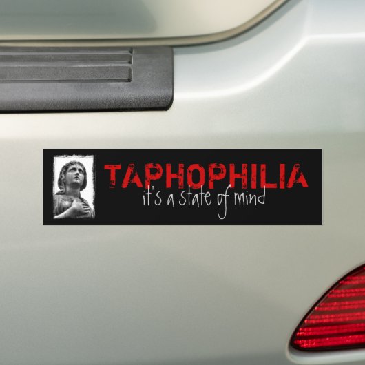 Taphopfilie Bumpersticker (Op auto)