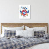 Tapia Family Crest Canvas Afdruk (Insitu (Slaapkamer))