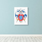 Tapia Family Crest Canvas Afdruk (Insitu (Houten vloer))