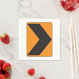 Tapierpapier voor rechts gebruik servet