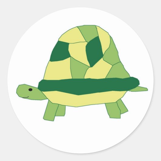 Tapijkers Ronde Sticker (Voorkant)