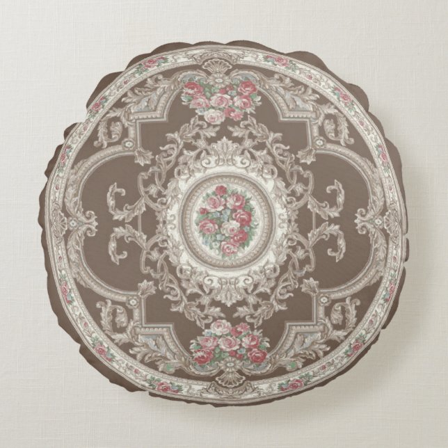  tapijt 6 - Pillow Rond Kussen (Voorkant)