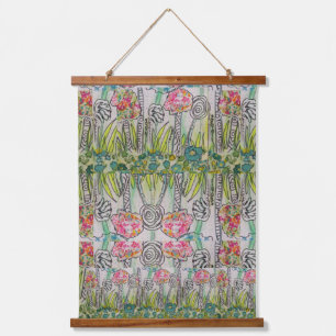 Tapijt - Abstract Jungle Hangend Wandkleed