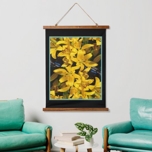 Tapijt - Daglelies Hangend Wandkleed (Woonkamer)