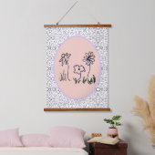 Tapijt - Drie Bloemen Hangend Wandkleed (Slaapkamer)