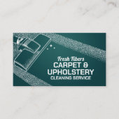 Tapijt- en stofferingsreinigingsdiensten visitekaartje (Voorkant)