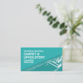 Tapijt- en stofferingsreinigingsdiensten visitekaartje (Staand voorkant)