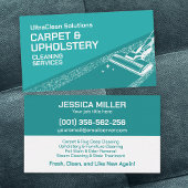 Tapijt- en stofferingsreinigingsdiensten visitekaartje