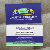 Tapijt- en stofferingsreinigingsdiensten visitekaartje