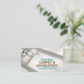 Tapijt- en stofferingsreinigingsdiensten visitekaartje (Staand voorkant)