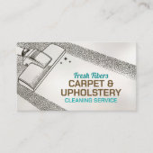 Tapijt- en stofferingsreinigingsdiensten visitekaartje (Voorkant)