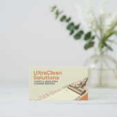 Tapijt- en stofferingsreinigingsdiensten visitekaartje (Staand voorkant)