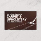 Tapijt- en stofferingsreinigingsdiensten visitekaartje (Voorkant)