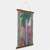Tapijt - Fabelachtige Palmboom Hangend Wandkleed (Gebogen)